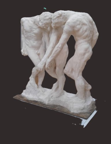 Plâtre Les trois Ombres Rodin - Musée d'Art Nantes